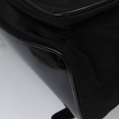 Gucci Vintage Bamboo Backpack Patent, BLACK, PATENT_LEATHER, Backpack