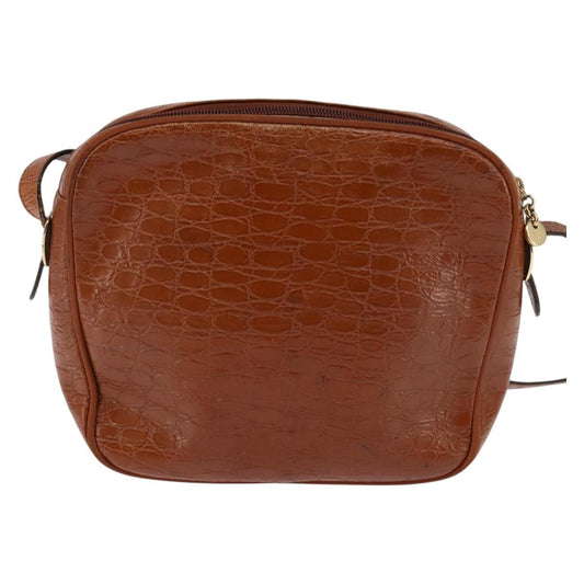 Salvatore Ferragamo Vala Shoulder Bag Leather, BROWN, LEATHER, Shoulder bag