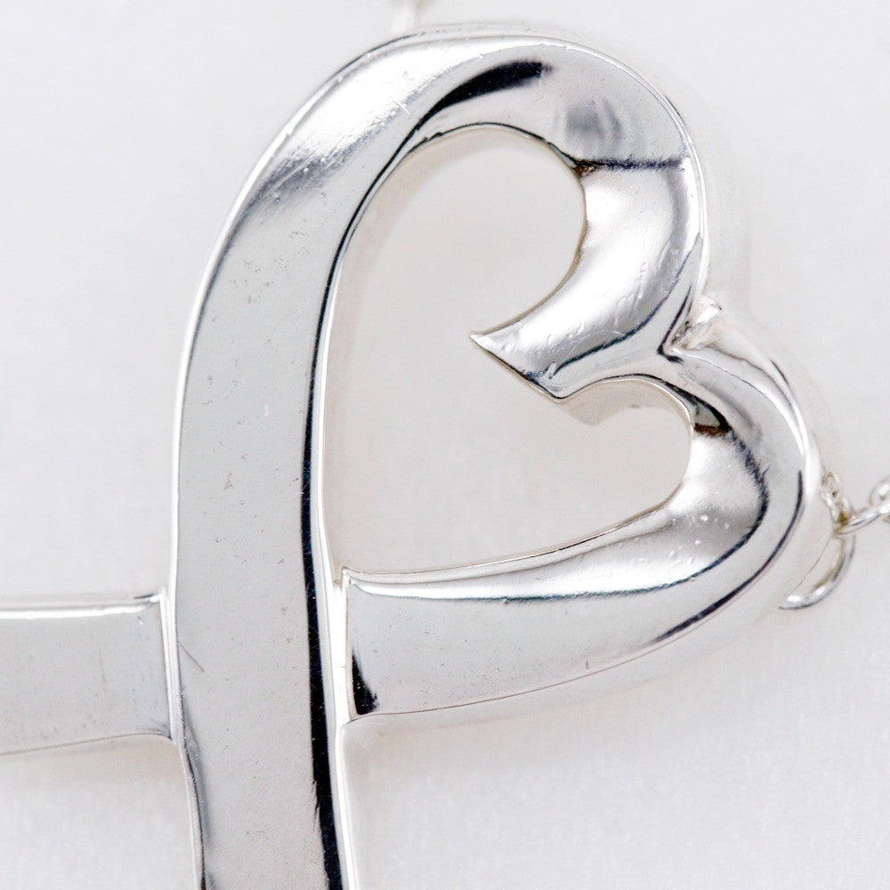 Tiffany & Co. Paloma Picasso Loving Heart Pendant Necklace Silver 925, SILVER, SILVER, Necklace