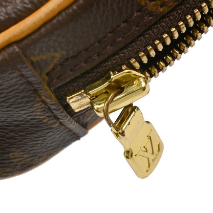 Louis Vuitton Pochette Gange Monogram Canvas, BROWN, CANVAS, Clutche & pouche