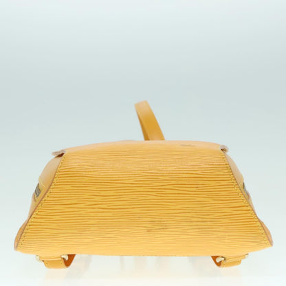 Louis Vuitton Mabillon Backpack Epi Leather, YELLOW, LEATHER, Backpack