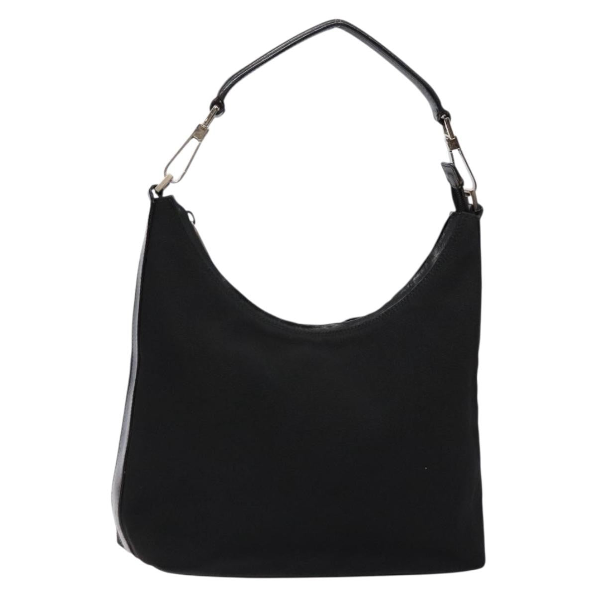Gucci Zip Hobo Canvas, BLACK, CANVAS, Shoulder bag