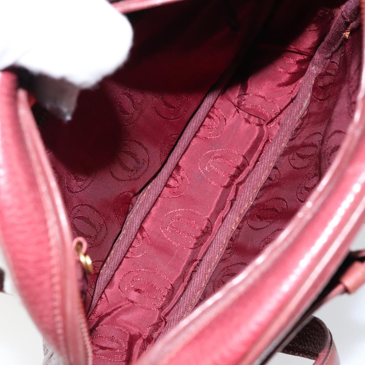 cartier Tasseled Must de Cartier Crossbody Bag Leather, BURGUNDY, LEATHER, Shoulder bag