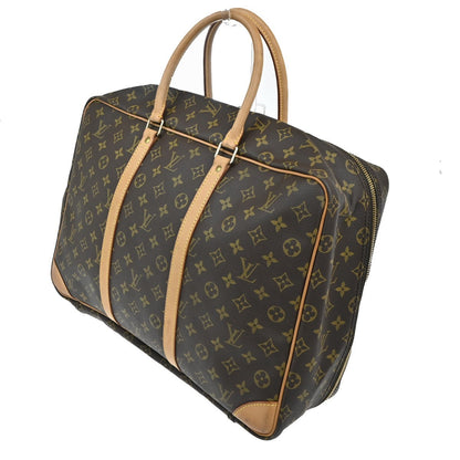 Louis Vuitton Sirius Handbag Monogram Canvas, BROWN, CANVAS, Travel bag