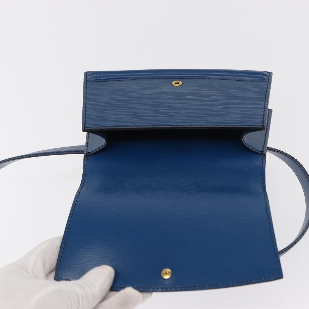 Louis Vuitton Tilsitt Bum Bag Epi Leather, BLUE, LEATHER, Clutche & pouche