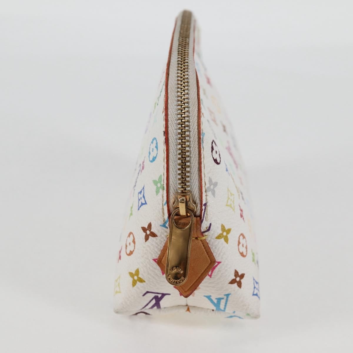 Louis Vuitton Cosmetic Pouch Monogram Canvas, WHITE, CANVAS, Toiletry Case