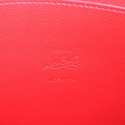 Christian Louboutin Loubiclutch Printed Patent, WHITE, PATENT_LEATHER, Clutche & pouche