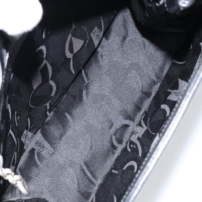 Salvatore Ferragamo Vala Shoulder Bag Leather, BLACK, LEATHER, Tote bag