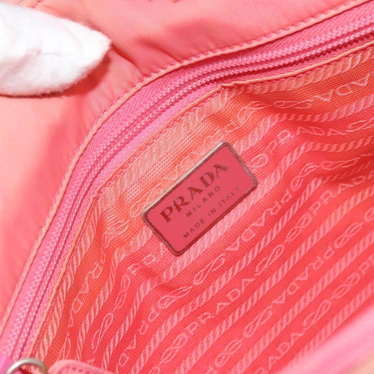 Prada Vintage Shoulder Bag Tessuto, PINK, NYLON, Shoulder bag