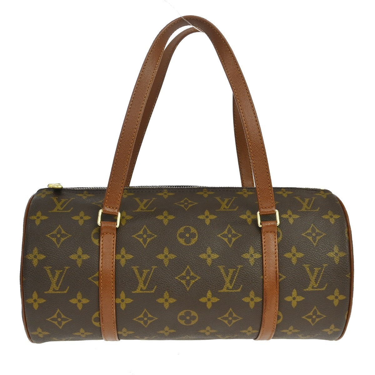 Louis Vuitton Papillon Handbag Monogram Canvas, Brown, Canvas, Handbag