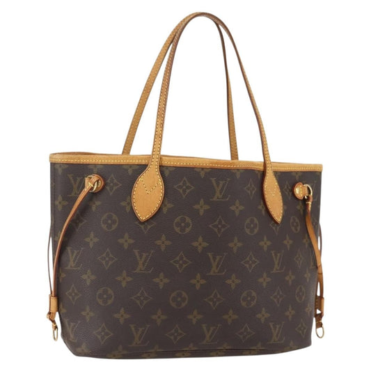 Louis Vuitton Neverfull Tote Monogram Canvas, BROWN, CANVAS, Tote bag