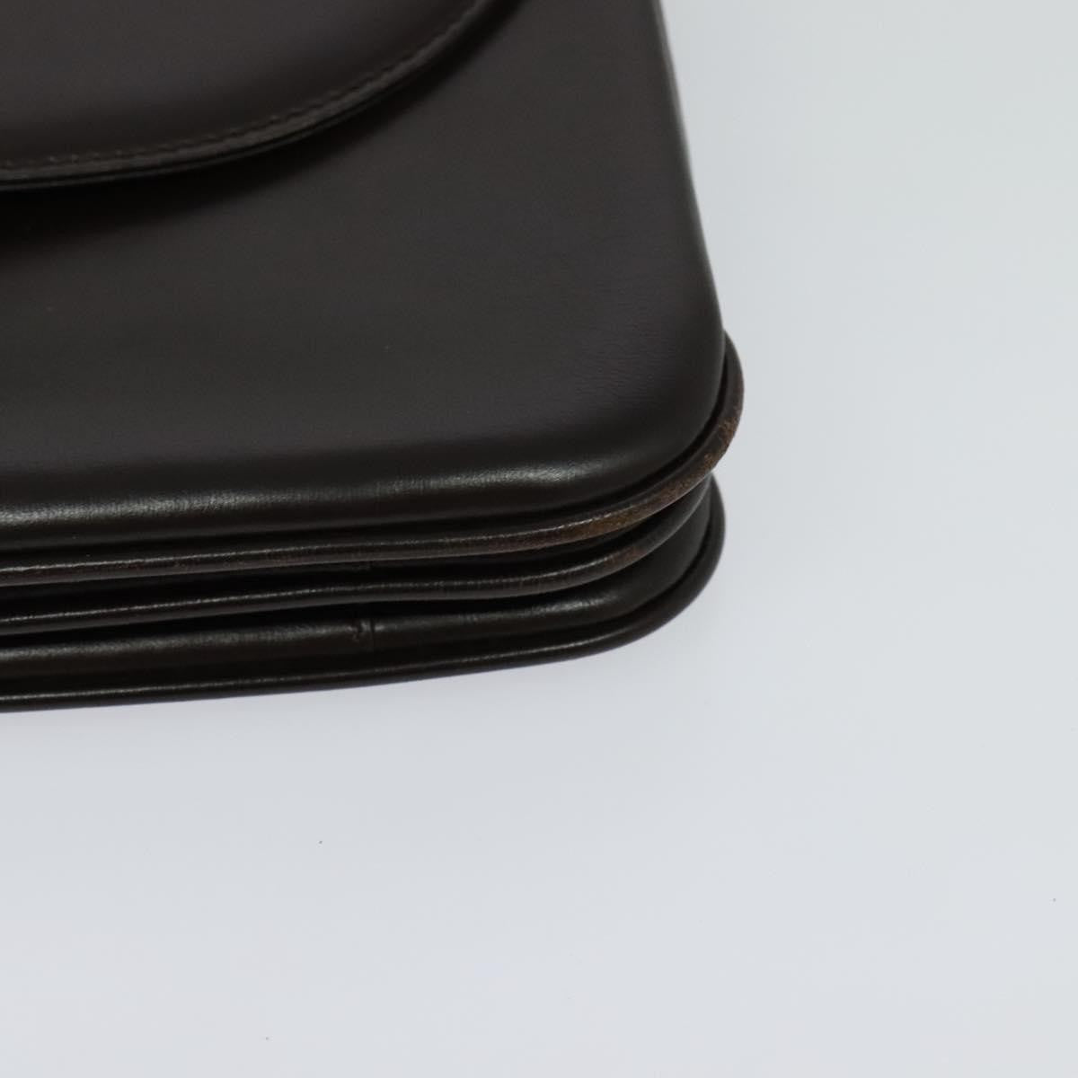 Bally Vintage Shoulder Bag Leather, BROWN, LEATHER, Shoulder bag