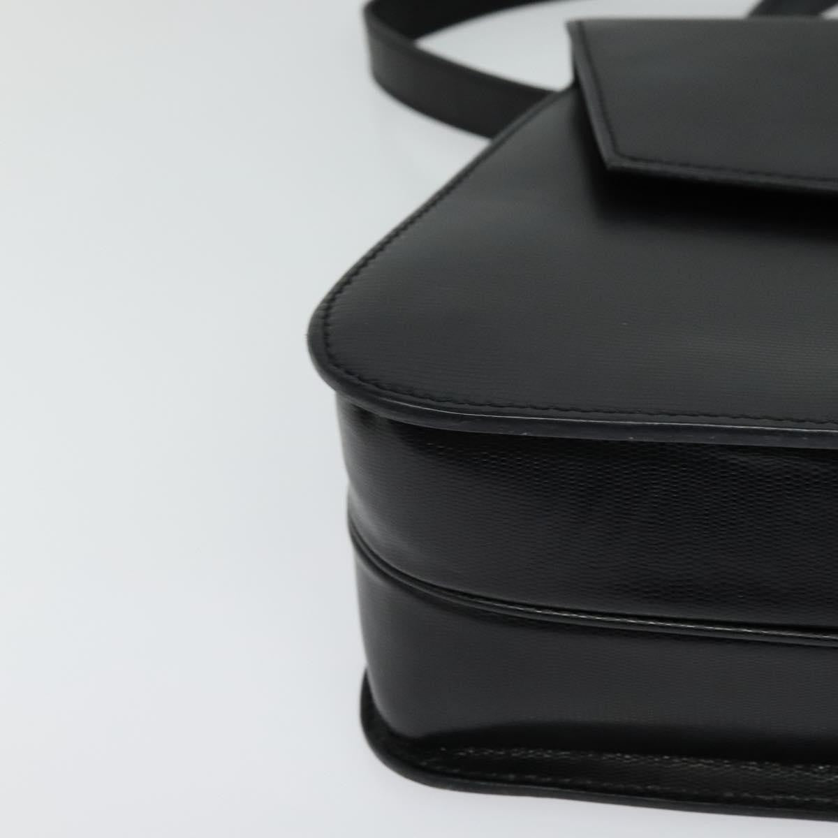 Celine Circle Logo Handbag Leather, BLACK, LEATHER, Handbag