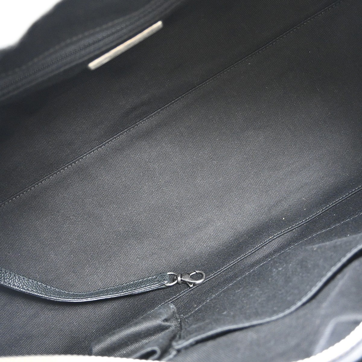 Chanel Outdoor Ligne Doctor Bag Quilted Caviar, Black, Leather, Handbag