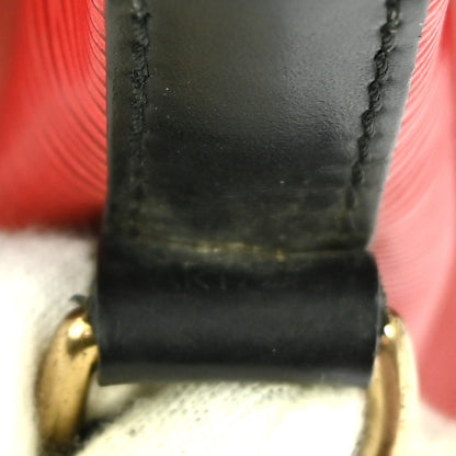 Louis Vuitton Bicolor Petit Noe Handbag Epi Leather, RED, LEATHER, Shoulder bag
