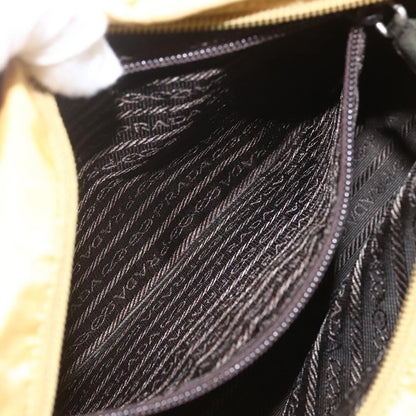 Prada Vintage Tote Tessuto, YELLOW, NYLON, Tote bag
