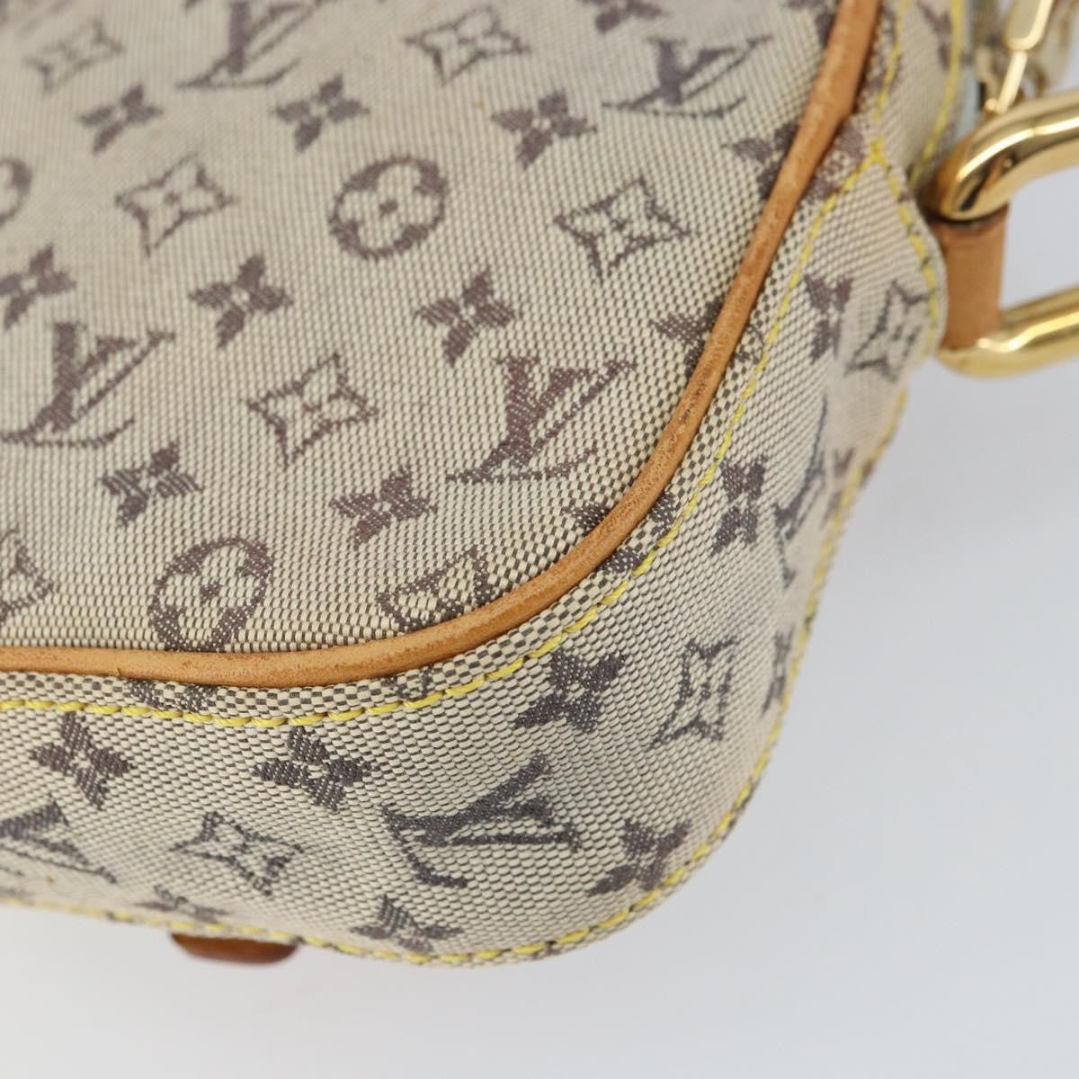 Louis Vuitton Juliette Crossbody Bag Mini Lin, BLUE, CANVAS, Shoulder bag