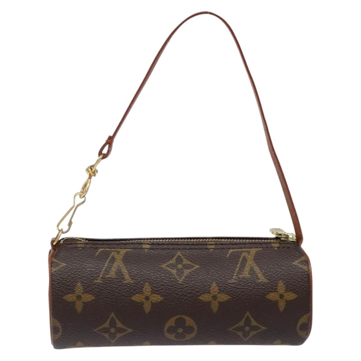 Louis Vuitton Papillon Pochette Monogram Canvas, BROWN, CANVAS, Handbag