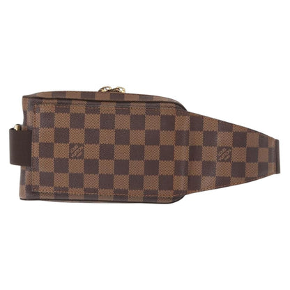 Louis Vuitton Geronimos Waist Bag Damier, BROWN, CANVAS, Shoulder bag