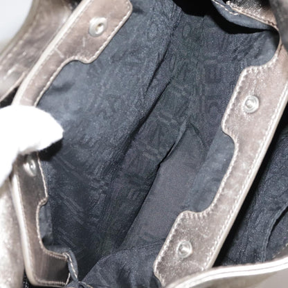 Salvatore Ferragamo Gancini Shoulder Bag Leather, GOLD, LEATHER, Shoulder bag