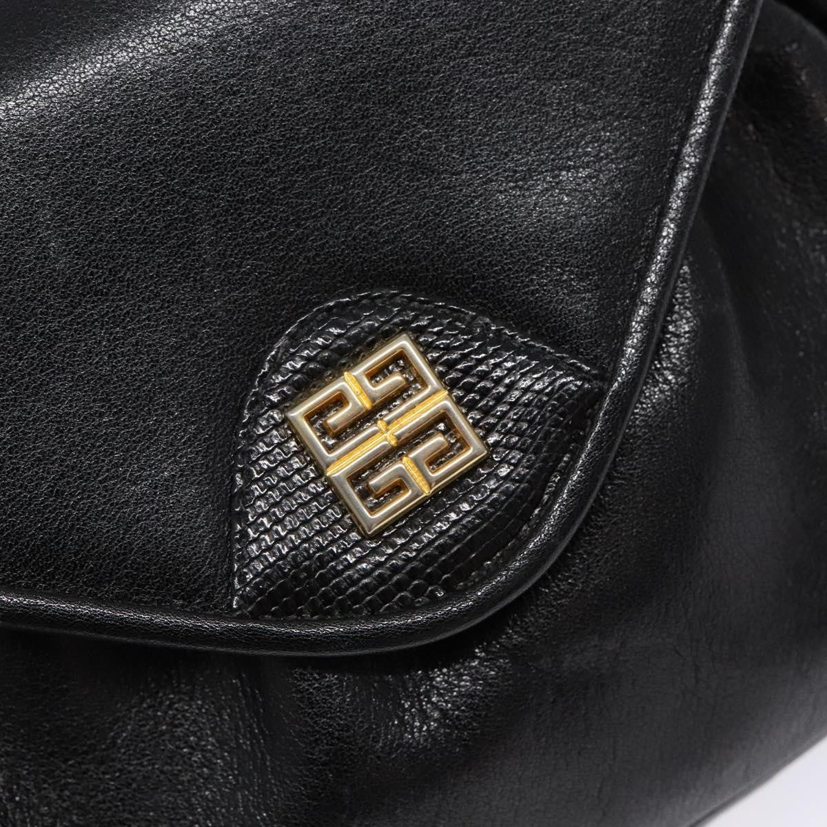 Givenchy Vintage 4G shoulder bag Leather, BLACK, LEATHER, Shoulder bag