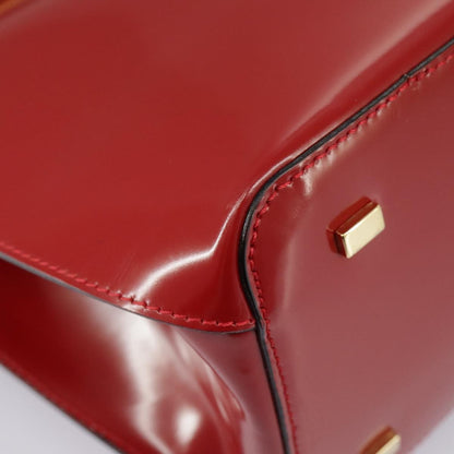 Celine Handbag Patent leather, RED, PATENT_LEATHER, Handbag