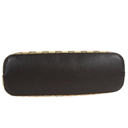 Gucci Ring Handle Zip Hobo GG Canvas, BEIGE, CANVAS, Handbag