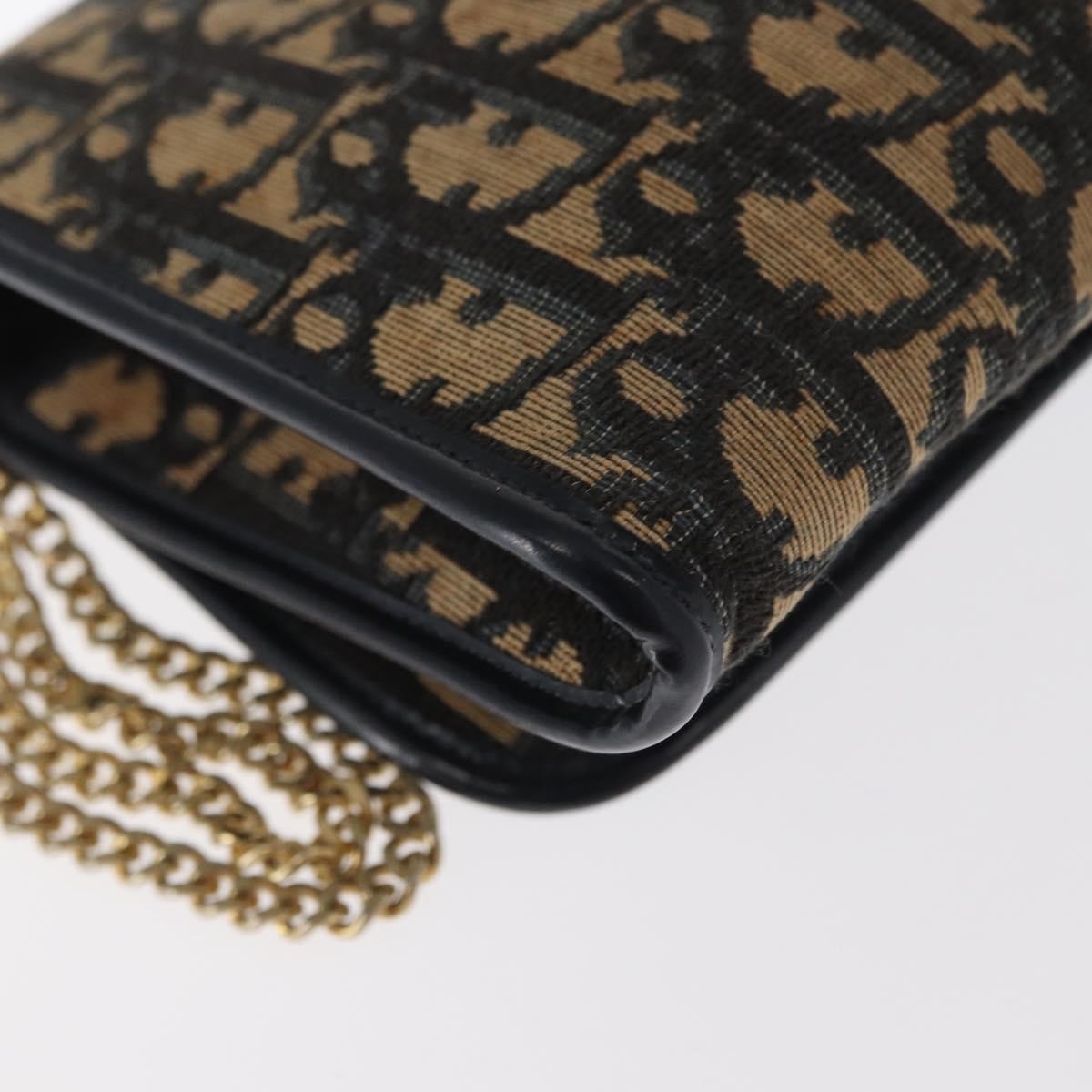 Christian Dior Vintage CD trotter Shoulder bag Canvas, NAVY, CANVAS, Shoulder bag