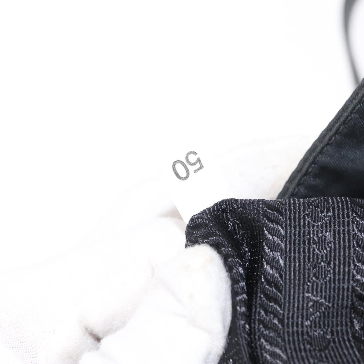 Prada Vintage Chain Shoulder Bag Tessuto, BLACK, NYLON, Shoulder bag