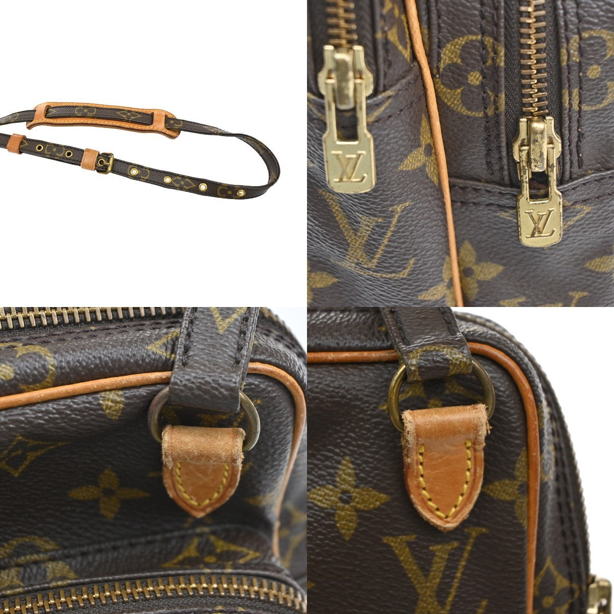 Louis Vuitton Amazone Bag Monogram Canvas, BROWN, CANVAS, Crossbody bag