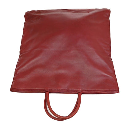 Loewe Vintage Anagram Tote Leather, RED, LEATHER, Tote bag