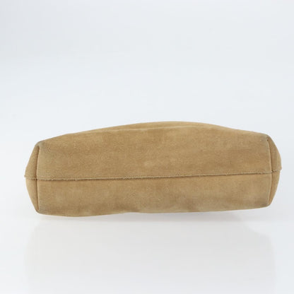 Gucci Vintage Handbag Suede, BEIGE, SUEDE, Handbag