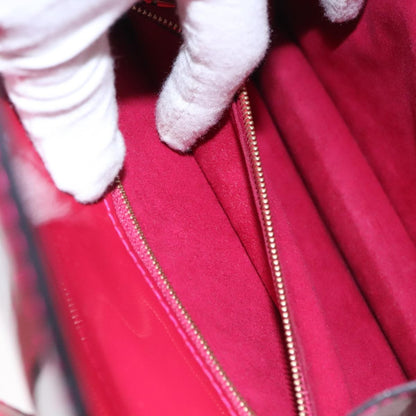Louis Vuitton Monceau Handbag Vernis, Red, Patent Leather, Handbag