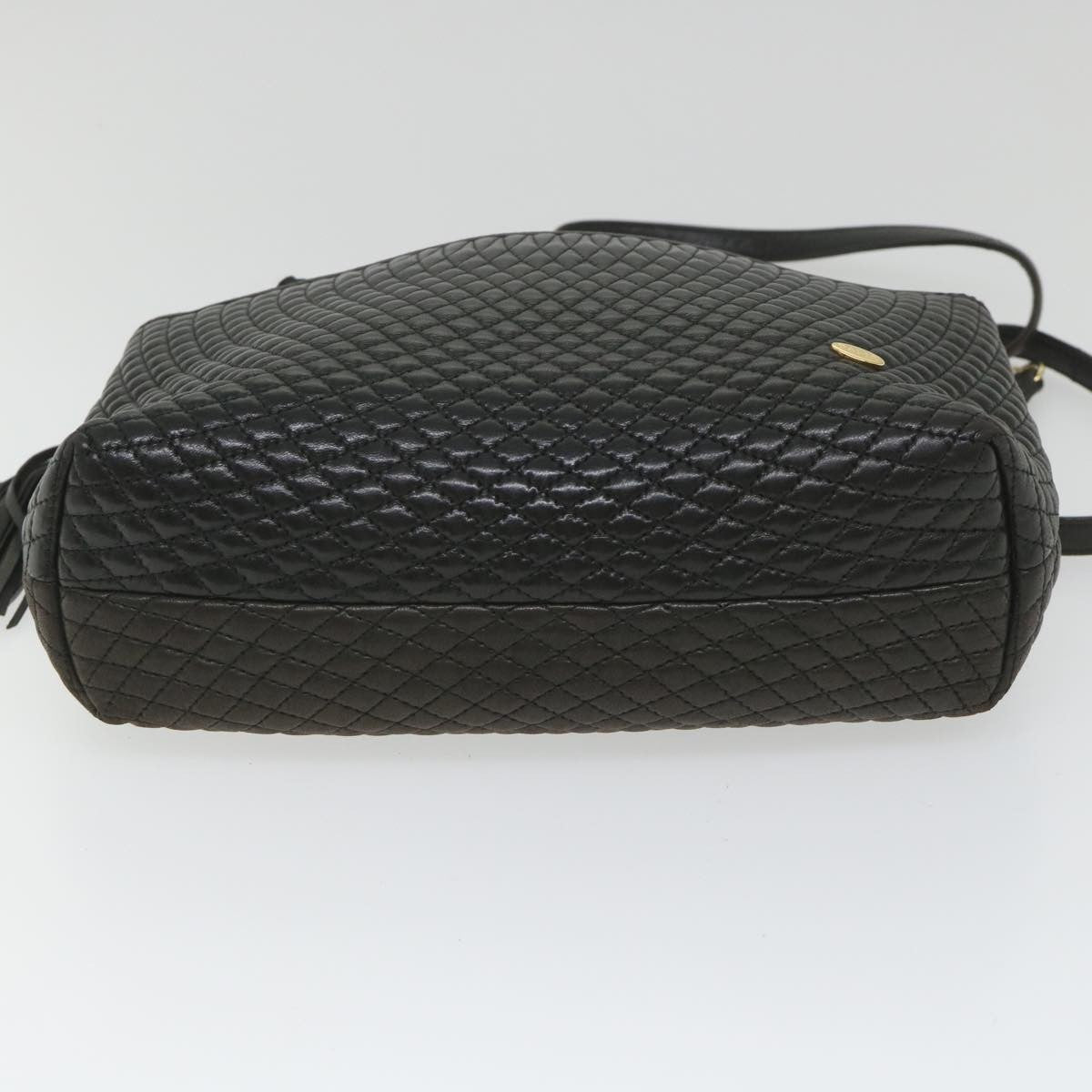 Bally Vintage Shoulder Bag Quilted leather, BLACK, LEATHER, Shoulder bag