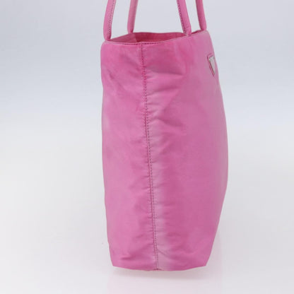 Prada Vintage Zip Tote Tessuto, PINK, NYLON, Tote bag