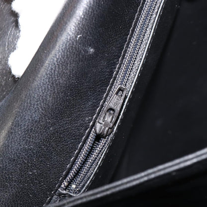 Bally Vintage Handbag Quilted Leather, BLACK, LEATHER, Handbag