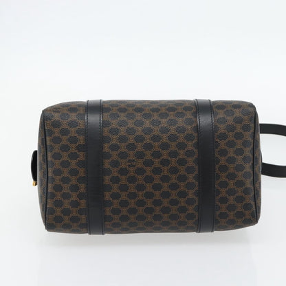 Celine Macadam Handbag Macadam with leather, Black, Canvas, Handbag
