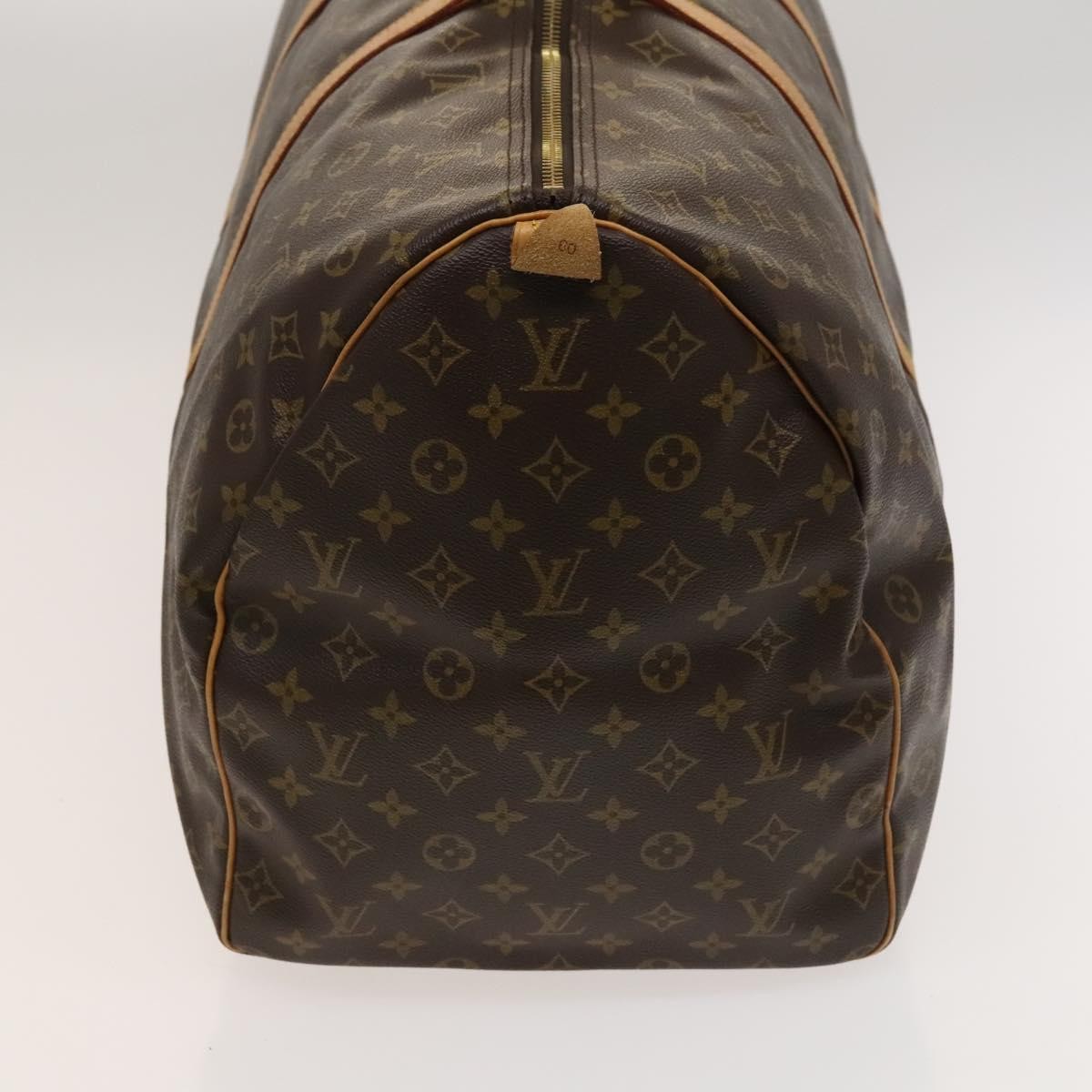 Louis Vuitton Keepall Bag Monogram Canvas, BROWN, CANVAS, Travel bag