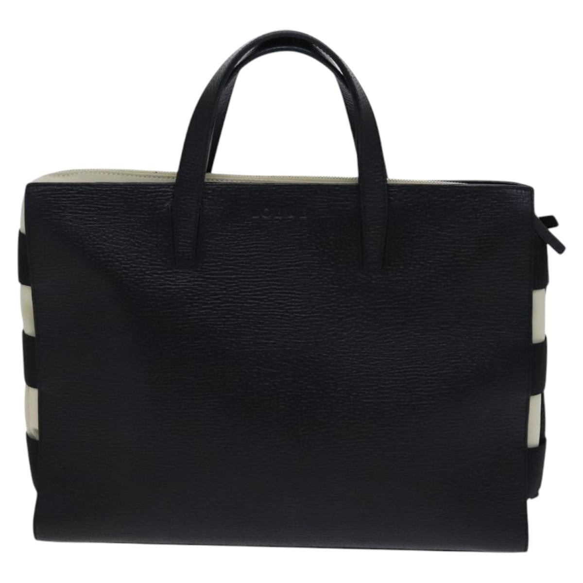 Loewe Vintage Handbag Leather, BLACK, LEATHER, Handbag