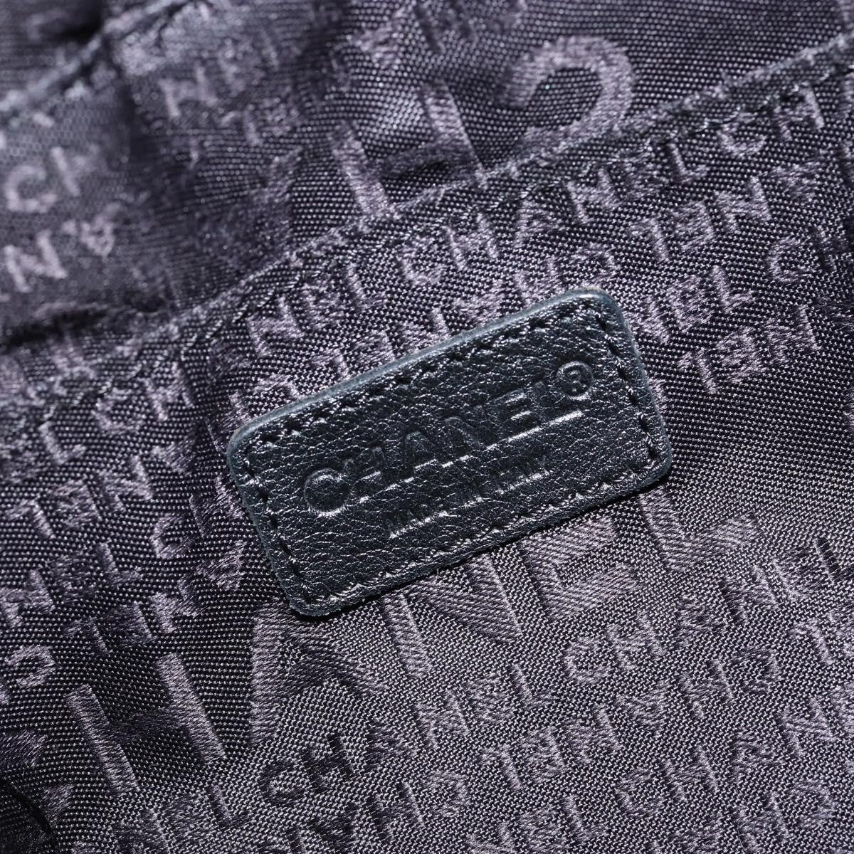 Chanel Square Stitch Tassel Hobo Quilted Leather, BLACK, LEATHER, Handbag