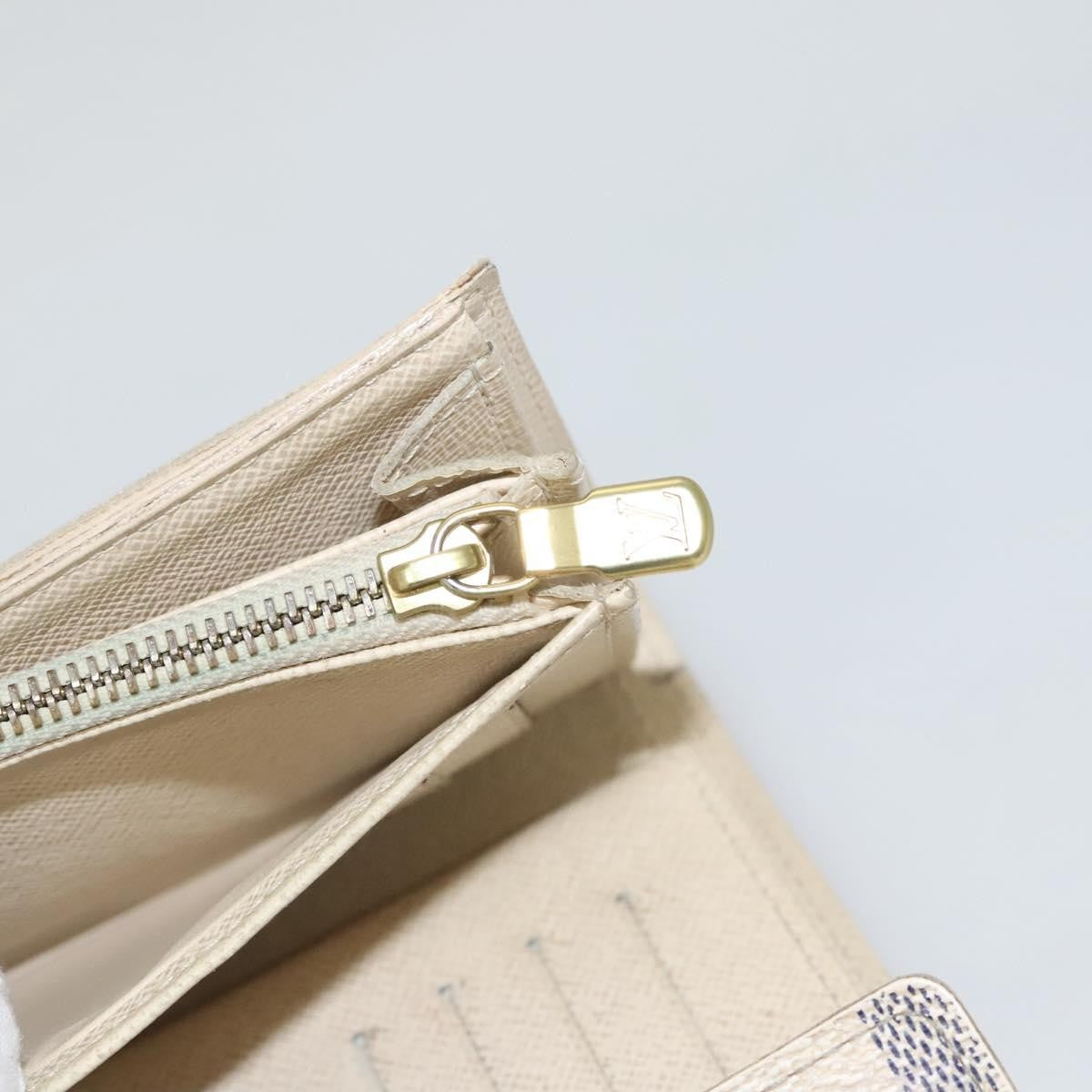 Louis Vuitton Alexandra Wallet Damier, WHITE, CANVAS, Wallets