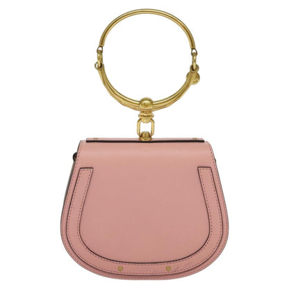 Chloe Nile Crossbody Bag Leather, Pink, Leather, Handbag