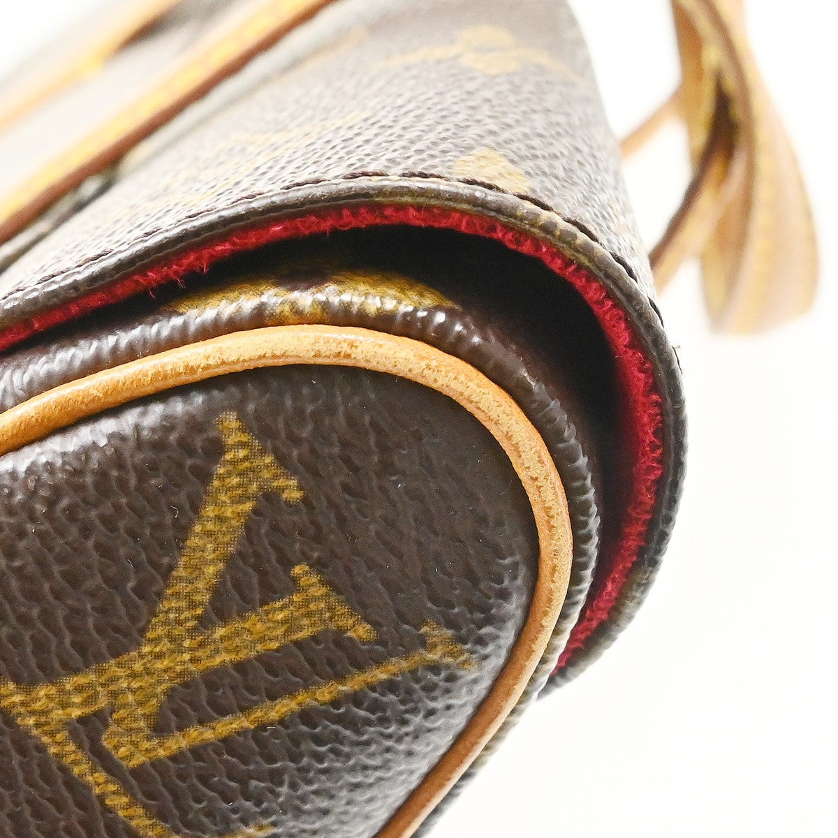 Louis Vuitton Sonatine Handbag Monogram Canvas, Brown, Canvas, Handbag