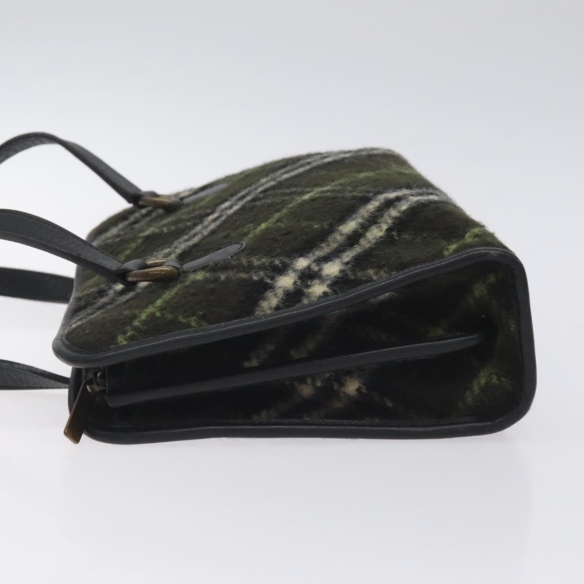 Burberry Nova Check Handbag Tweed, KHAKI, WOOL, Handbag