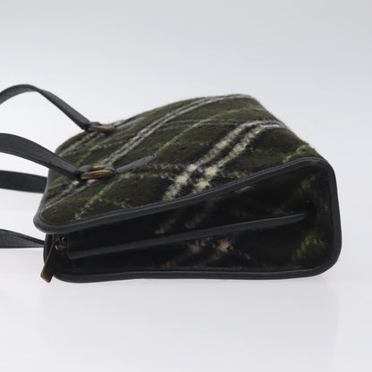 Burberry Nova Check Handbag Tweed, KHAKI, WOOL, Handbag
