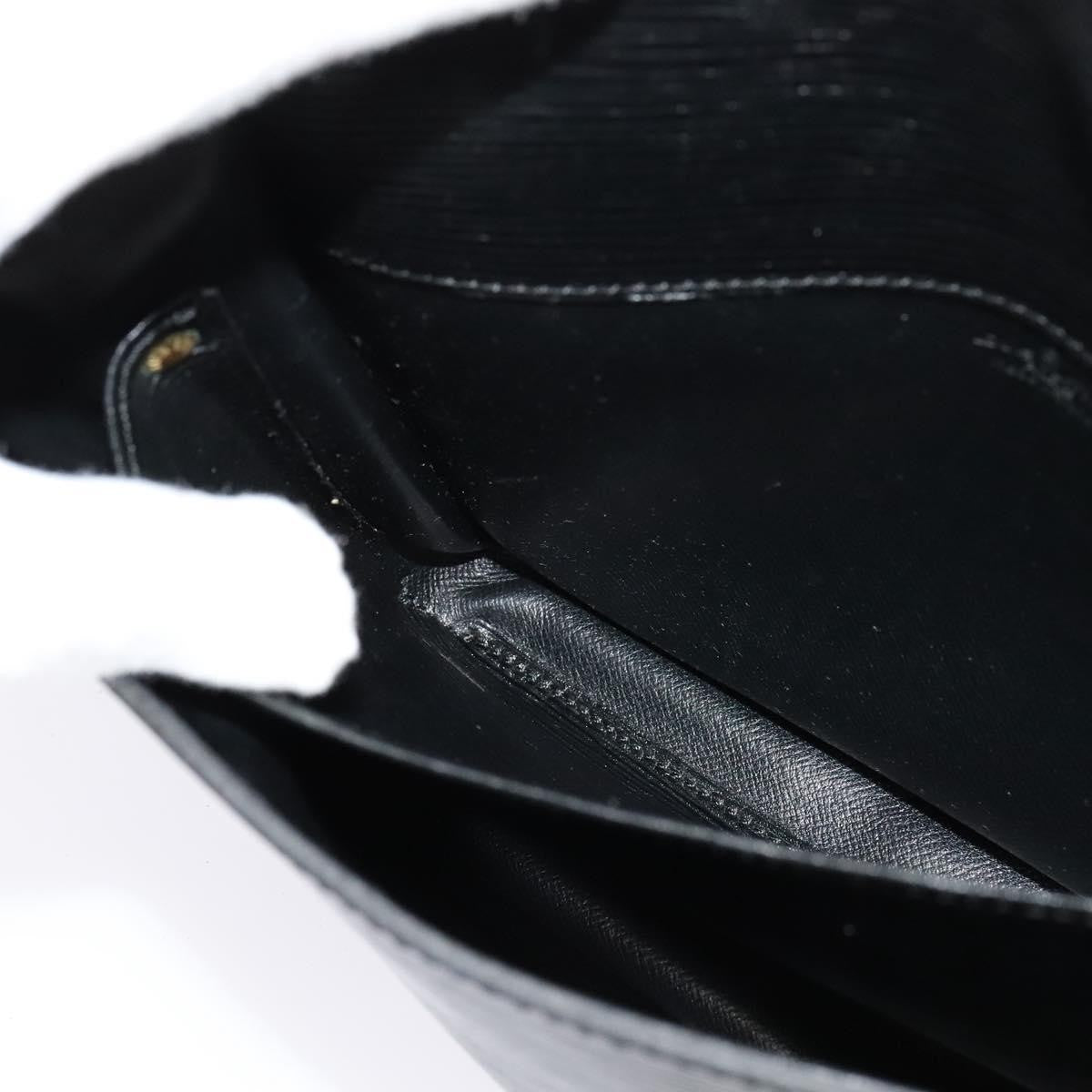 Louis Vuitton Cartouchiere Handbag Epi Leather, BLACK, LEATHER, Handbag