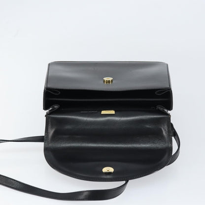 Bally Vintage Handbag Leather, BLACK, LEATHER, Handbag
