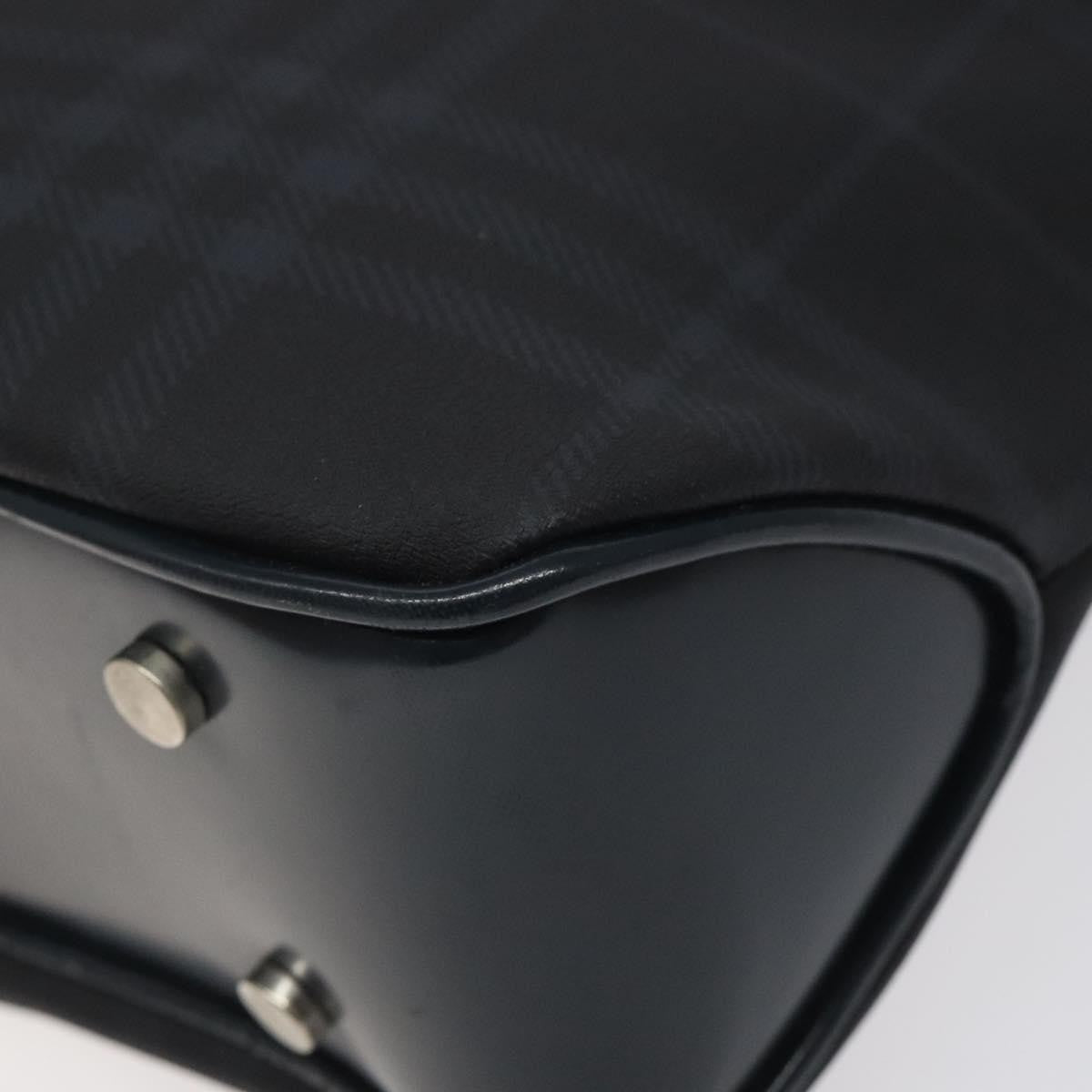 Burberry Nova Handbag Canvas, NAVY, PVC, Handbag