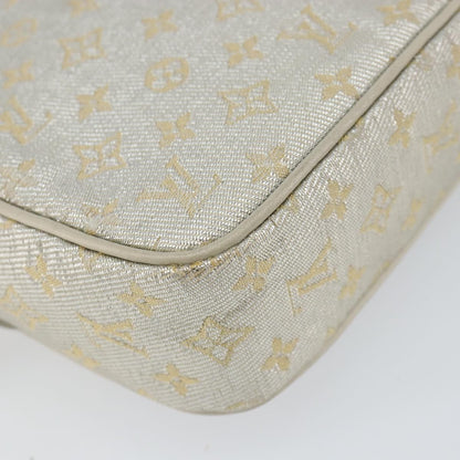 Louis Vuitton McKenna Shoulder Bag Mini Lin, SILVER, CANVAS, Shoulder bag