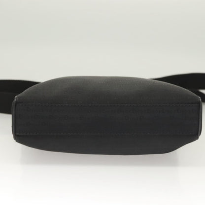 Christian Dior Vintage Zip Shoulder Bag Diorissimo Canvas, BLACK, CANVAS, Shoulder bag